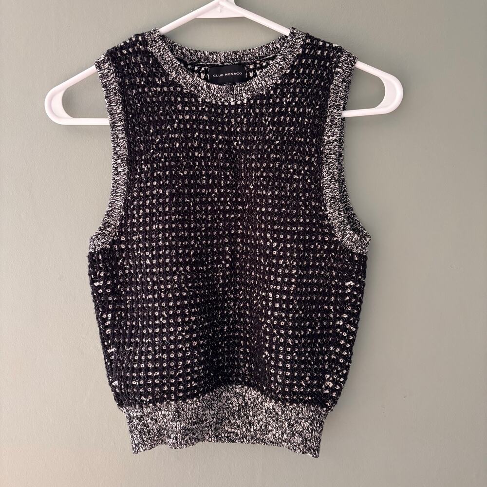 Club Monaco Knit Sweater Vest
